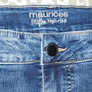 Maurices Ever FlexHigh Rise Blue Jeans Classic Denim 18 Short
